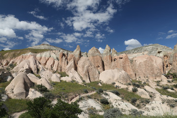 Rock Formations in  Cappadocia