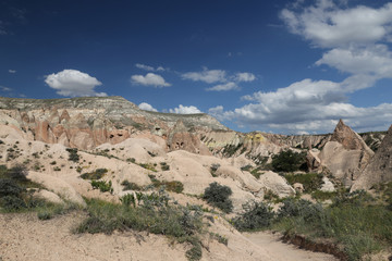 View of Cappadocia in Turkey