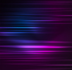 Glowing futuristic lines