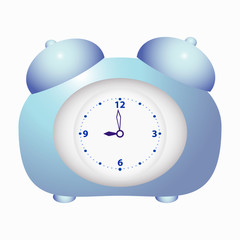 Alarm clock . The concept of time. Illustration.
