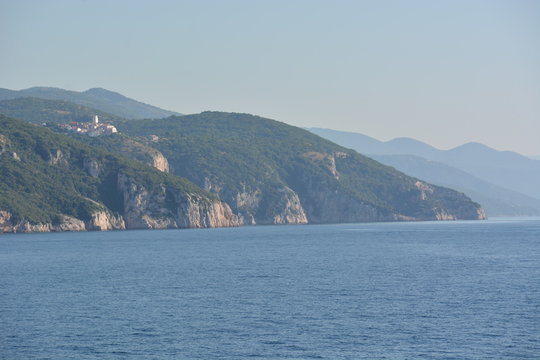 Beautiful ocean near Brestova