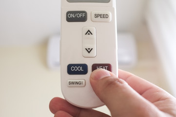 Pressing heat buttom