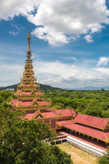 Mandalay palace ancient history at Mandalay city Myanmar Burma