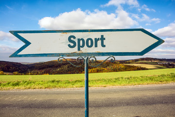 Schild 251 - Sport