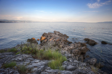 Beautiful Seaside Sunset Landscape