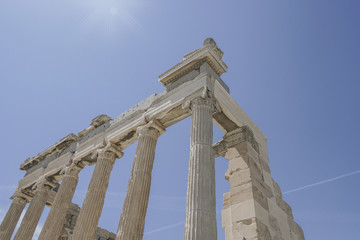 Fototapeta premium Parthenon Temple on the Athenian Acropolis, in Athens, Greece.