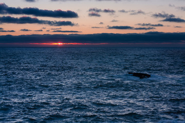 The last Glimpse on the Atlantic