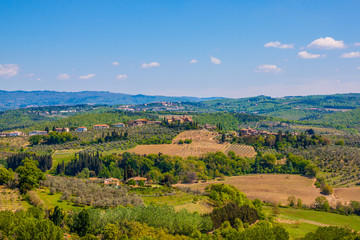 Fototapeta na wymiar Beautiful landscape in Tuscany, Italy