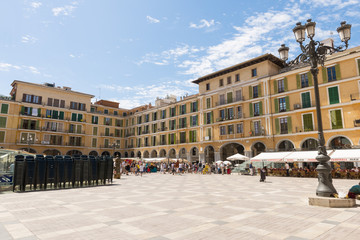 Naklejka premium Plaza Mayor, Palma, Mallorca, Islas Baleares