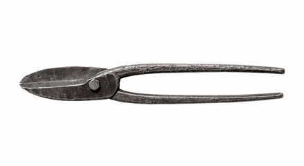 Old dingy scissors for metal