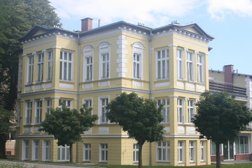 Fototapeta na wymiar Villa an der Ostsee