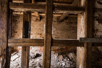 Old half-timbered house