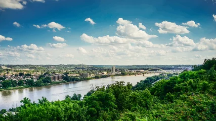 Fotobehang Kentucky and Ohio River © nat693