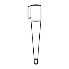Office pen ballpoint icon vector illustration graphic design