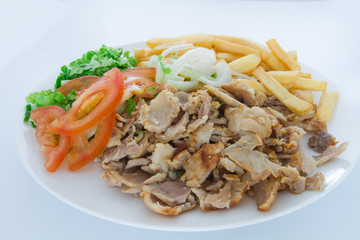 assiette kebab