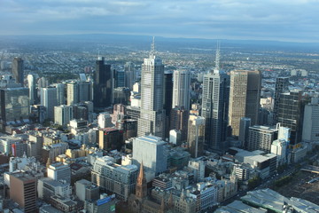 Fototapeta na wymiar Melbourne von oben