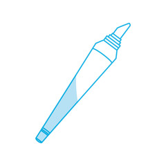 Marker draw utensil icon vector illustration graphic design