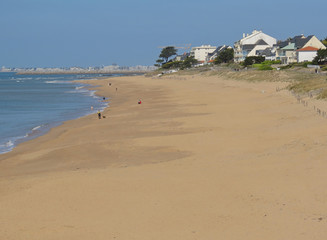 Loire-Atlantique - Pornichet - Plage Sainte-Marguerite au printemps