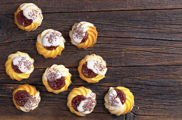 Cookie with jam