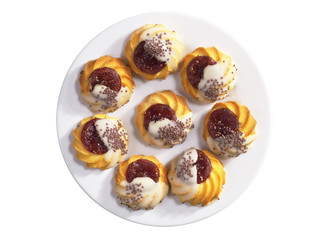 Cookie with jam