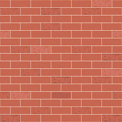 Seamless brown brick wall background, vector eps10 illustrationvvv