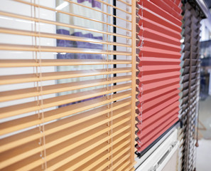 Modern blinds for home and office in shop