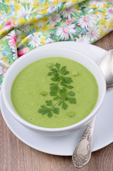 Pea soup puree