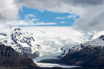Skaftafell Glacier on a clear day