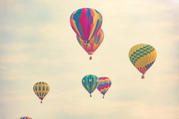 Hot air balloons