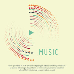 Vector Template, Music Party, Music Festival, Music Sound, Music Poster, Modern Design