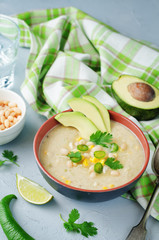 White bean chicken chili
