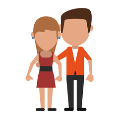 avatars of traditional couple icon image