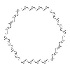 Elegant Victorian with Hexagonal shape frame vector illustration design