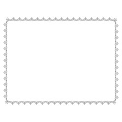 Elegant Victorian with square shape frame vector illustration design