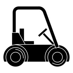 golf cart isolated icon vector illustration design
