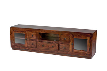 Isolated Antique wooden Furniture 