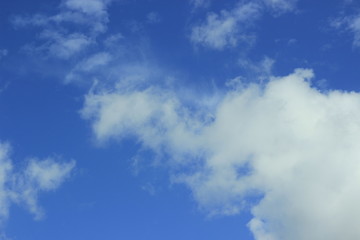 blue sky with clouds
