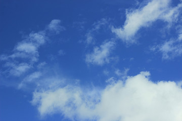 blue sky with clouds