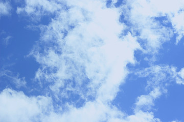 blue sky with clouds