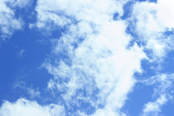 blue sky with clouds