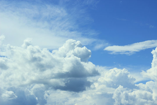 sky with clouds background