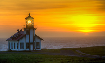Point Cabrillo Lighthouse Sunset