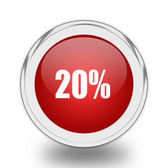 20 percent icon.