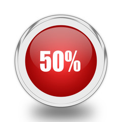 50 percent icon.