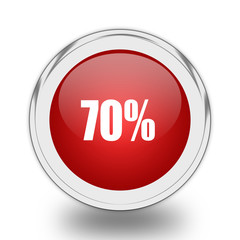 70 percent icon.