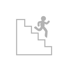 going down stairs symbol