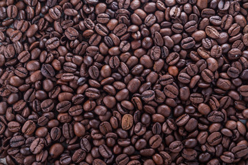 Roasted coffee beans