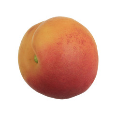 Ripe apricot Isolated on White Background