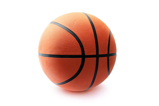 Basketball ball isolated in white background