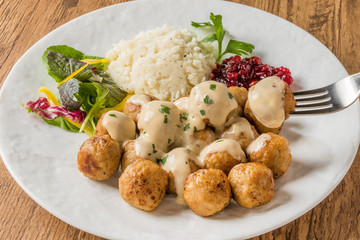 北欧風ミートボール　 Swedish dish meatball
